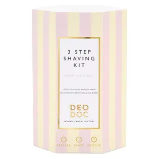 Produktfoto för DeoDoc Intimate Shaving Trio Fresh Coconut