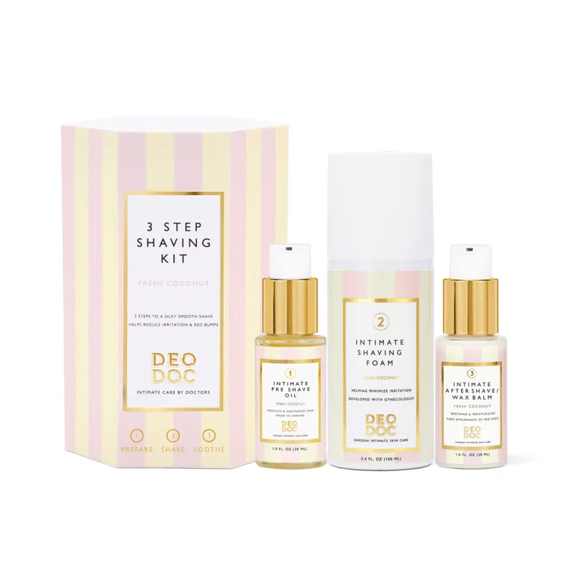 Bild 1 för DeoDoc Intimate Shaving Trio Fresh Coconut