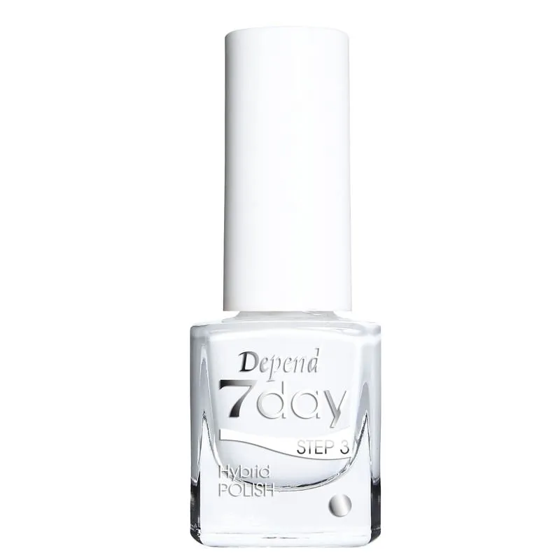 Bild 1 för Depend 7day Hybrid Polish 7005 Pure White 5 ml