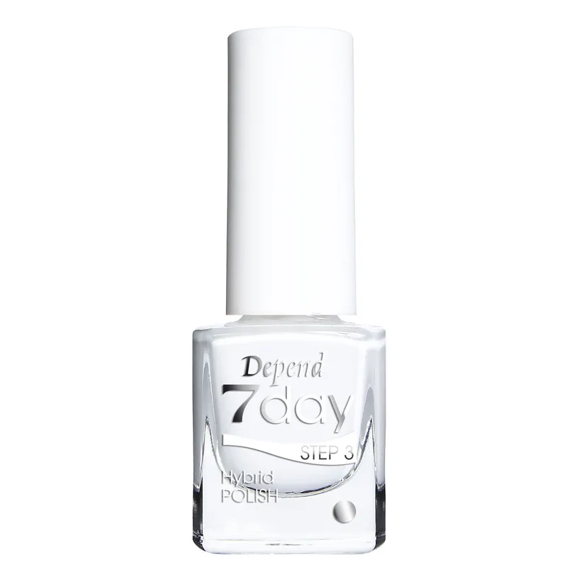 Bild 2 för Depend 7day Hybrid Polish 7005 Pure White 5 ml