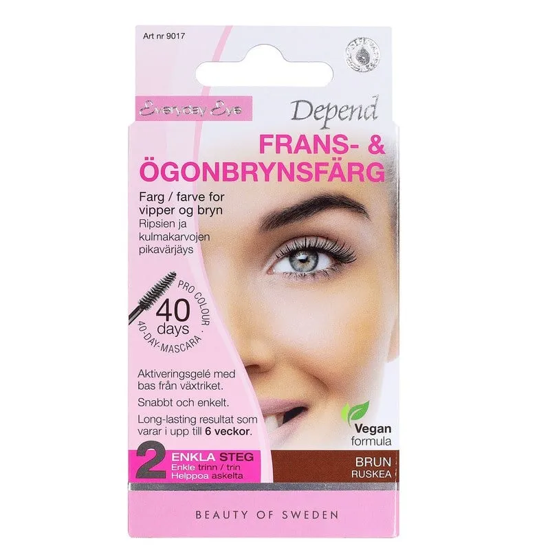 Bild 1 för Depend Frans- & Ögonbrynsfärg Brun