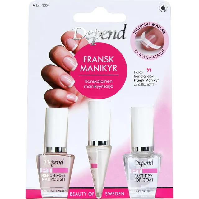 Alternativ bild 0 för Depend Fransk Manikyr Kit