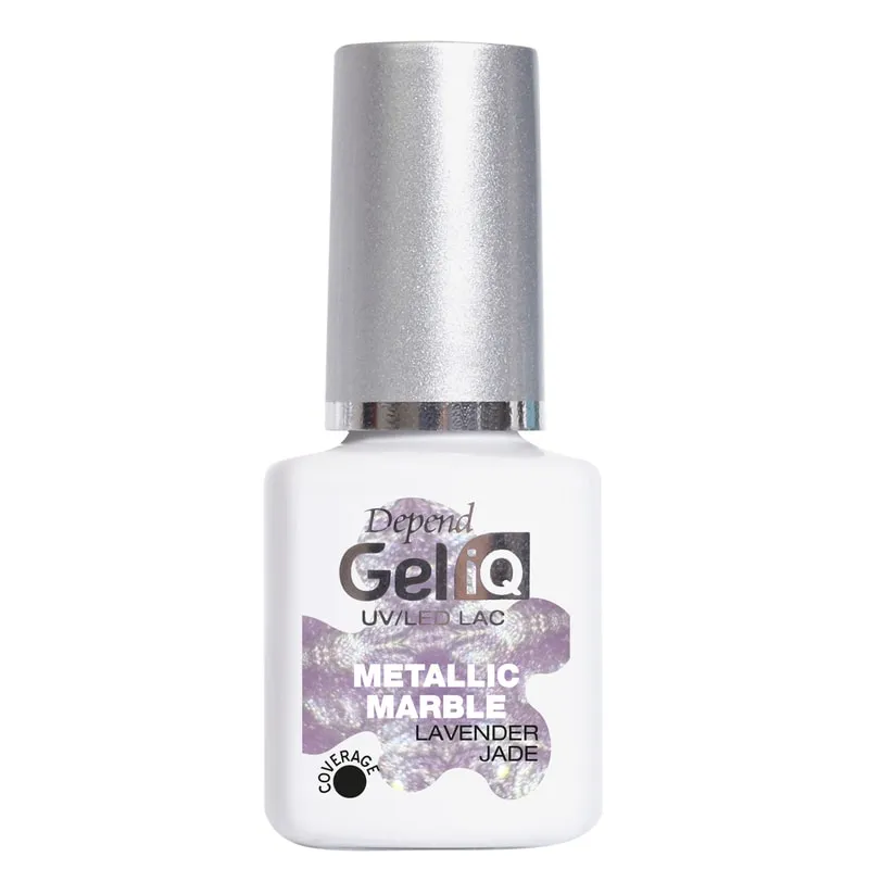 Bild 1 för Depend Gel iQ  Effects Metallic Marble Lavender Jade