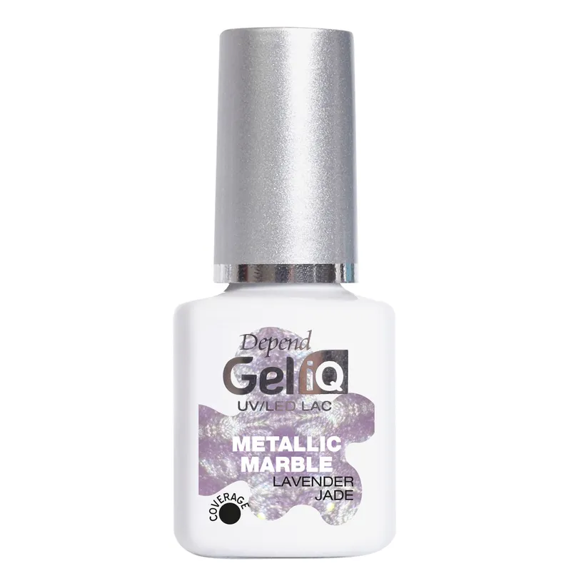 Bild 2 för Depend Gel iQ  Effects Metallic Marble Lavender Jade