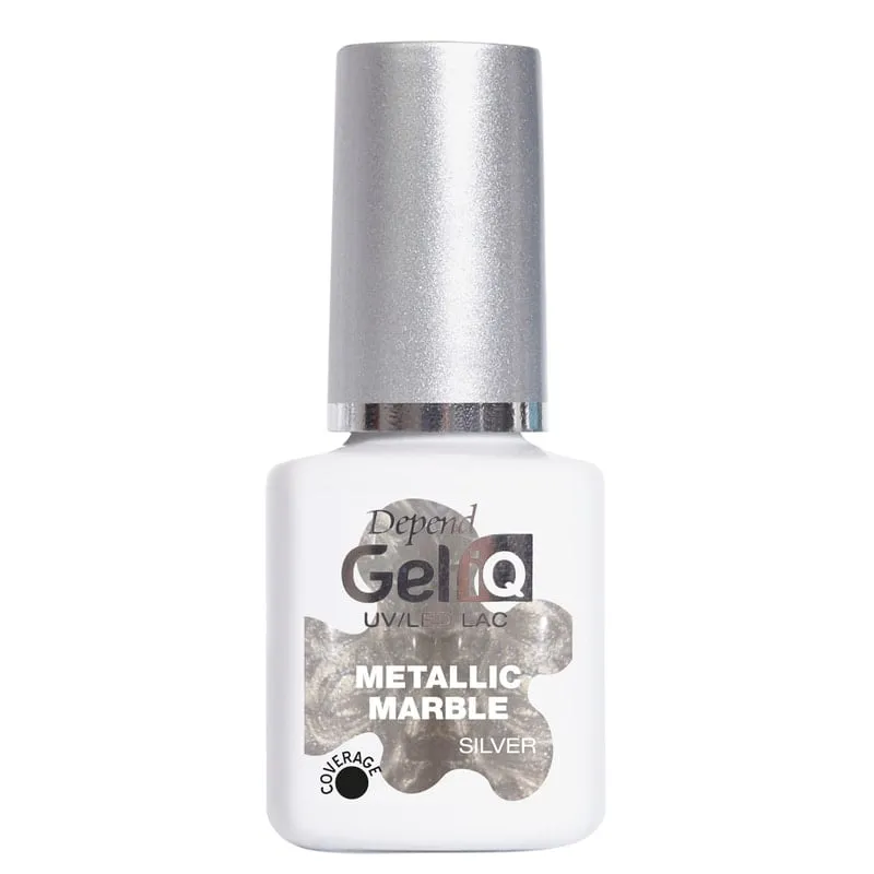Bild 1 för Depend GeliQ Effects Metallic Marble Silver