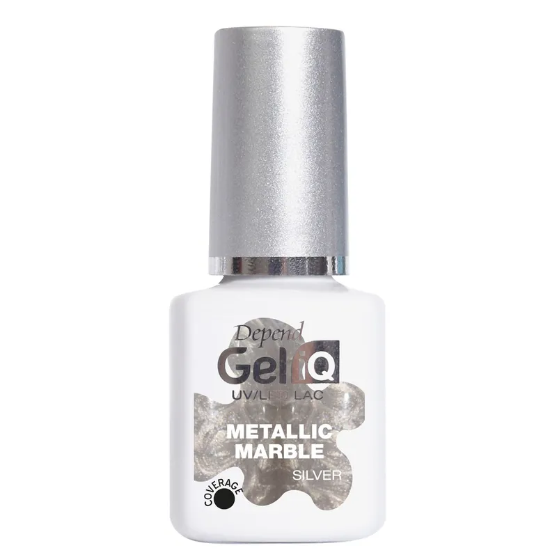 Bild 2 för Depend GeliQ Effects Metallic Marble Silver