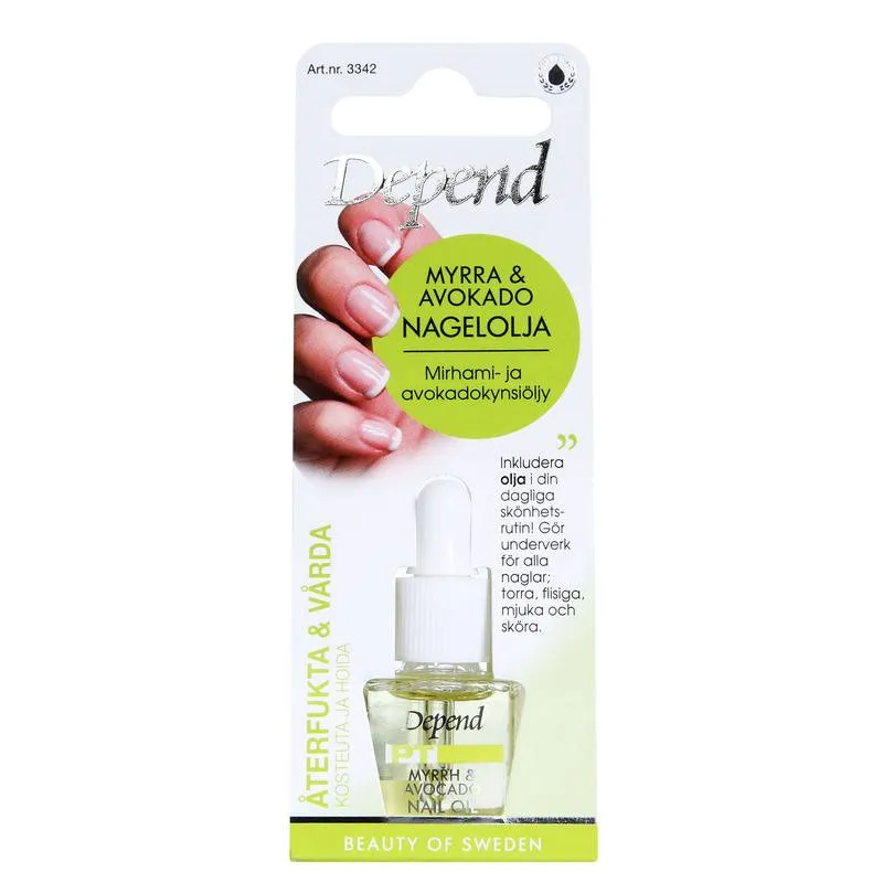 Bild 1 för Depend Myrra & Avokado Nagelolja 8 ml