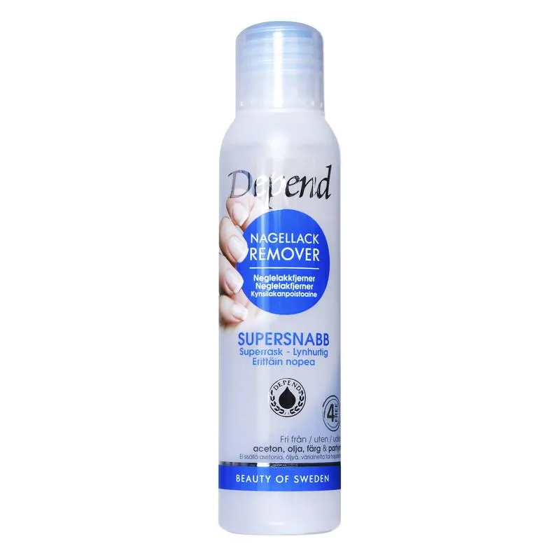 Bild 1 för Depend Nail Polish Remover Super Quick 100 ml