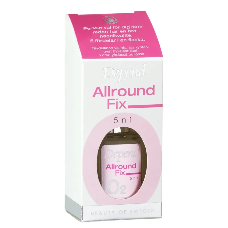 Bild 1 för Depend O2 Nail Care 5 in 1 Allround FIX 11 ml