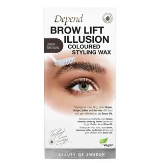 Produktfoto för Depend Perfect Eye Brow Illusion Wax Dark Brown