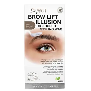Produktfoto för Depend Perfect Eye Brow Illusion Wax Soft Brown