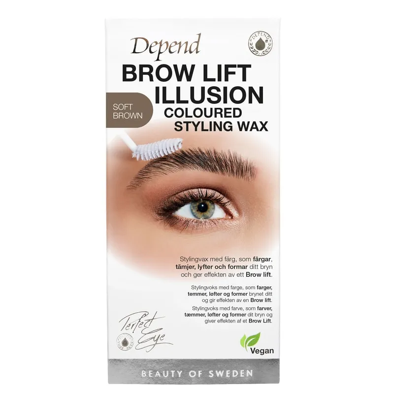 Bild 1 för Depend Perfect Eye Brow Illusion Wax Soft Brown