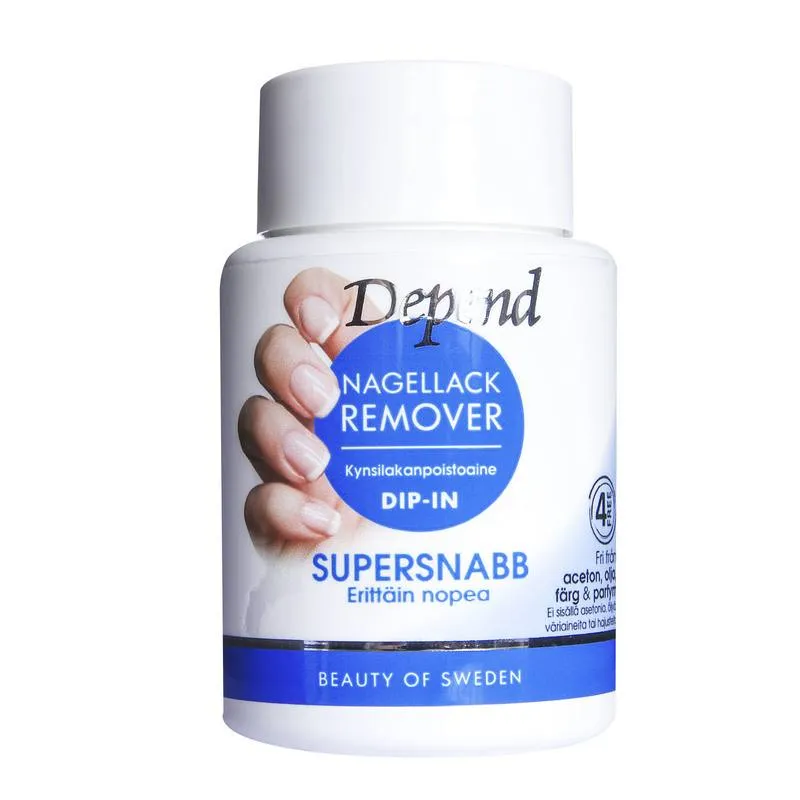 Bild 1 för Depend Remover Dip-in blå 75 ml