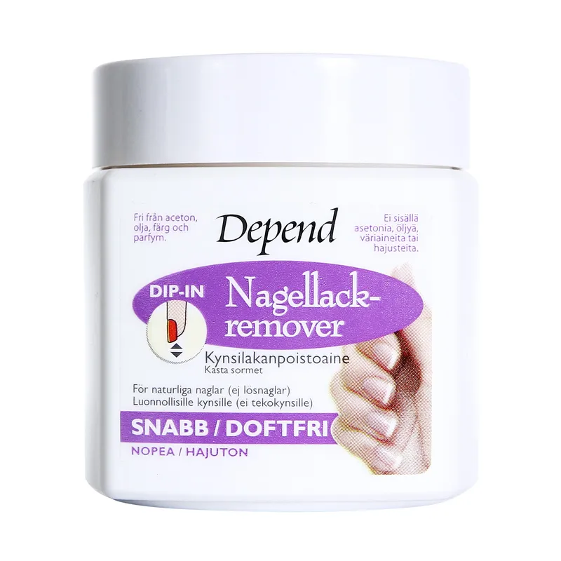 Bild 2 för Depend Remover Dip-in lila 75 ml