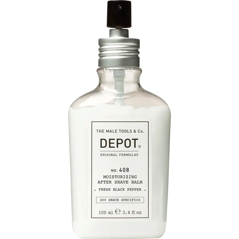 Bild 1 för Depot, 400 Shave Specifics No. 408, Fresh Black Pepper, Moisturizing, After-Shave Balm, 100 ml