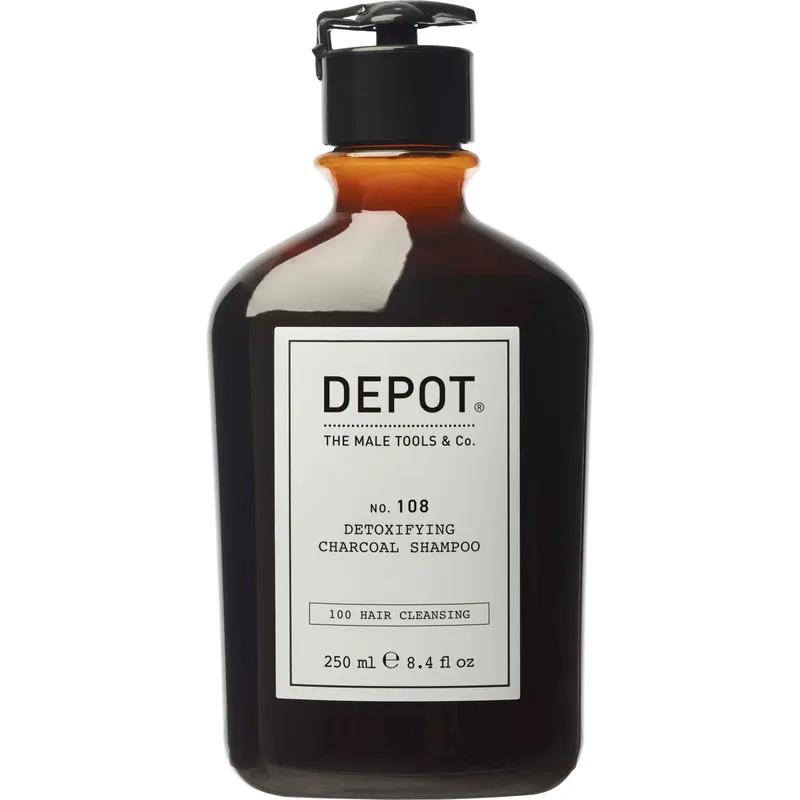 Bild 1 för DEPOT MALE TOOLS No. 108 Detoxifying Charcoal Shampoo  250 ml