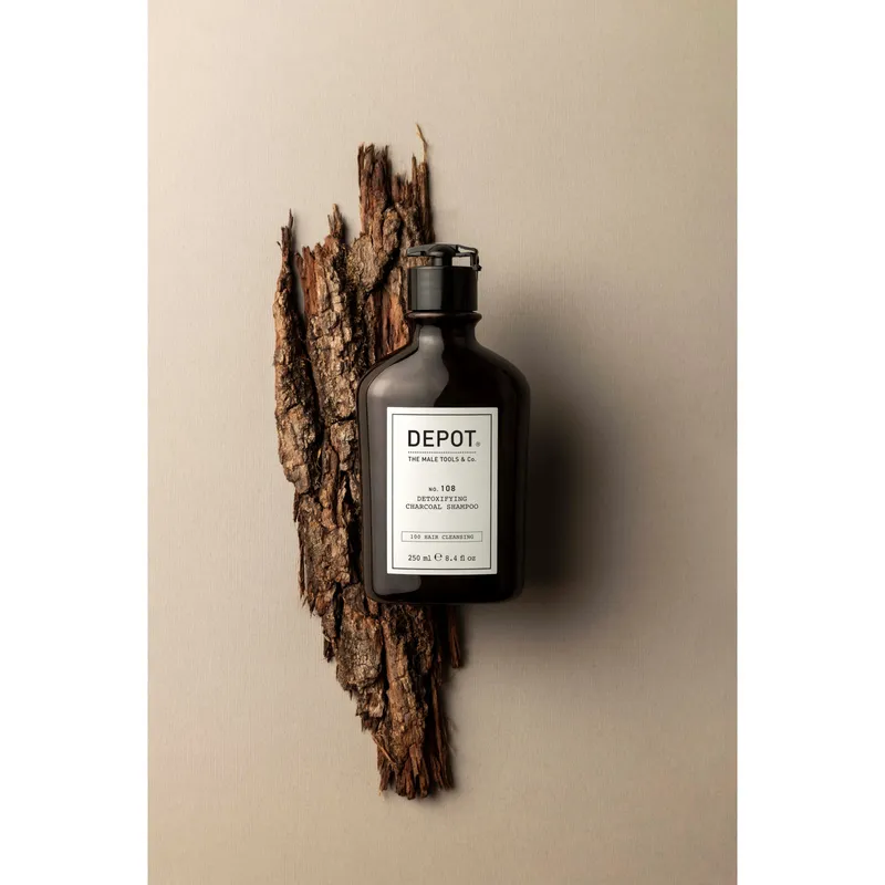 Bild 2 för DEPOT MALE TOOLS No. 108 Detoxifying Charcoal Shampoo  250 ml