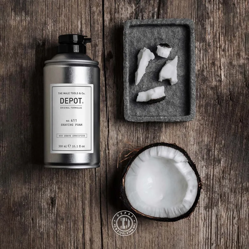 Bild 2 för DEPOT MALE TOOLS No. 411 Shaving Foam 300 ml