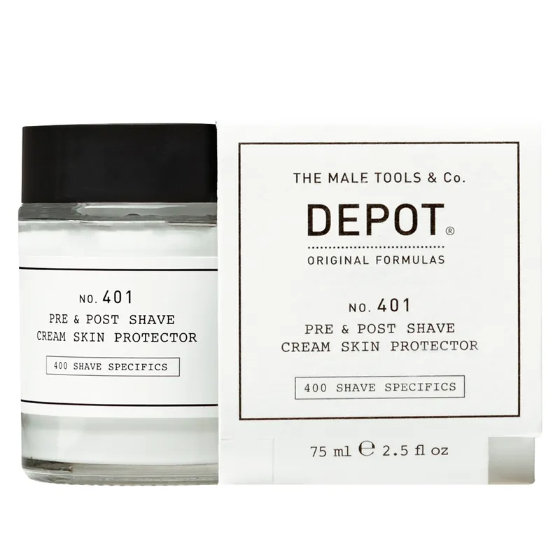 Bild 2 för Depot No. 401 Pre & Post Shave Cream Skin Protector 75 ml