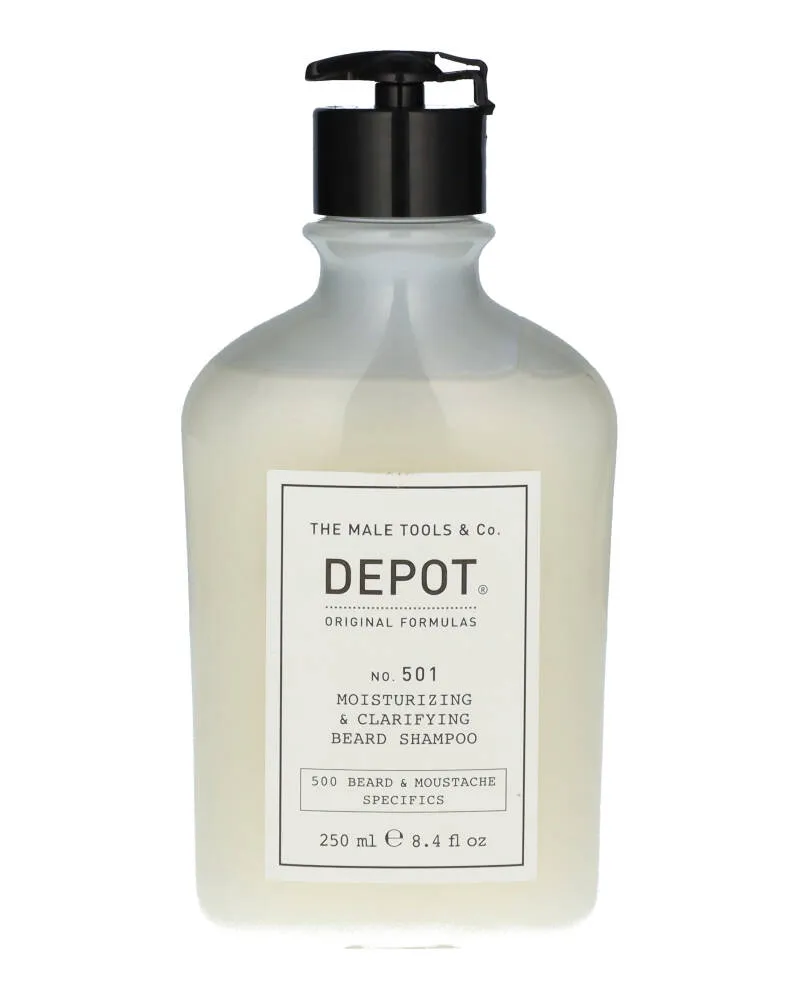 Bild 1 för Depot No. 501 Moisturizing & Clarifying Beard Shampoo 250 ml