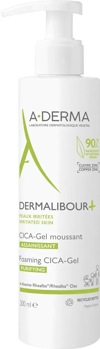 Produktfoto för Dermalibour+ skummande rengöringsgel (skummande CICA-gel) 200 ml
