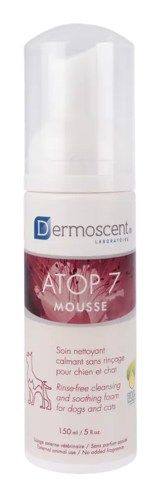 Produktfoto för Dermoscent ATOP 7 Mousse för hundar & katter 150 ml