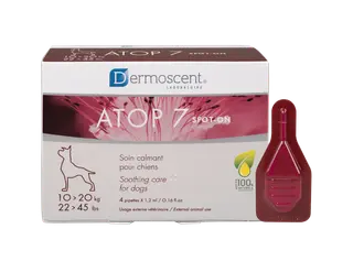Produktfoto för Dermoscent ATOP 7 Spot-on för hundar 10-20 kg 4 x 1,2 ml