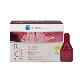 Produktfoto för Dermoscent ATOP 7 Spot-on för hundar 20-40 kg 4 x 2,4 ml
