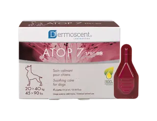 Produktfoto för Dermoscent ATOP 7 Spot-on för hundar 20-40 kg 4 x 2,4 ml