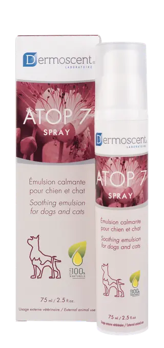 Produktfoto för Dermoscent ATOP 7 Spray för hundar & katter 75 ml