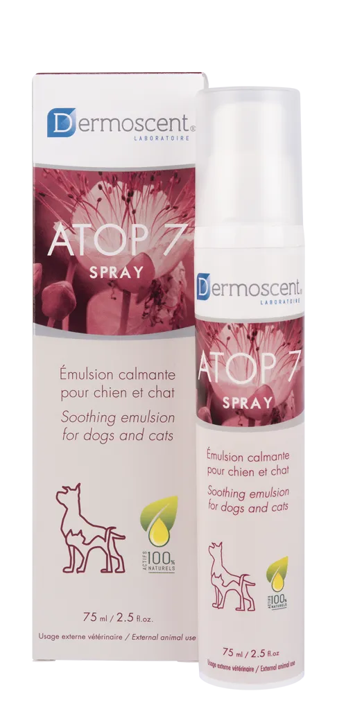 Alternativ bild 0 för Dermoscent ATOP 7 Spray för hundar & katter 75 ml