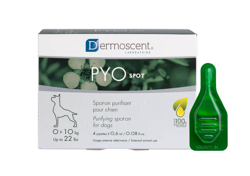 Alternativ bild 0 för Dermoscent PYOspot för hundar 0-10 kg 4 x 0,6 ml