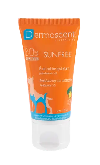 Produktfoto för Dermoscent SunFREE SPF30+ för Kundar & Katter 30 ml