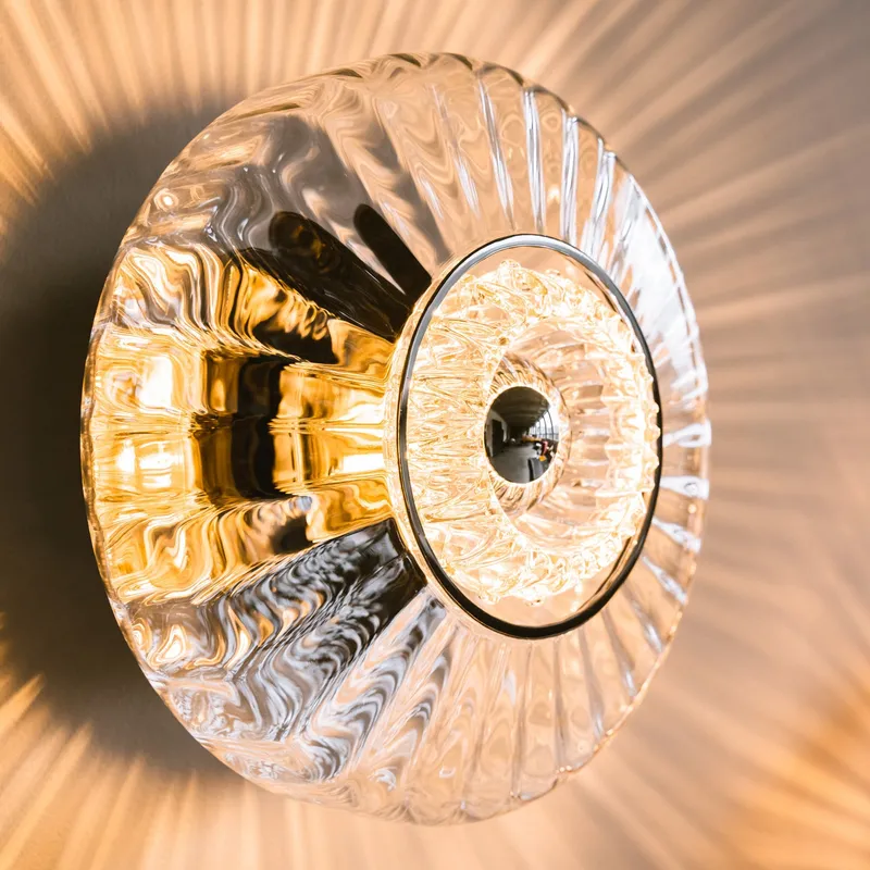 Bild 1 för Design By Us - New Wave Optic Vägglampa Clear