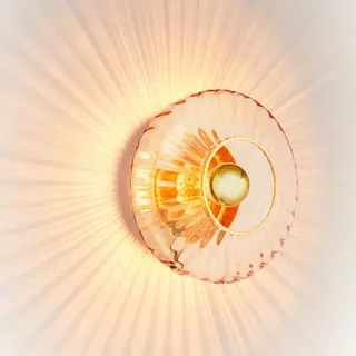 Produktfoto för Design By Us - New Wave Optic Vägglampa Rose/Gold
