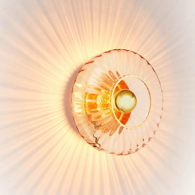 Alternativ bild 0 för Design By Us - New Wave Optic Vägglampa Rose/Gold