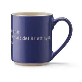 Produktfoto för Design House Stockholm - Astrid Lindgren Mugg Blå Hyss hittar man inte på