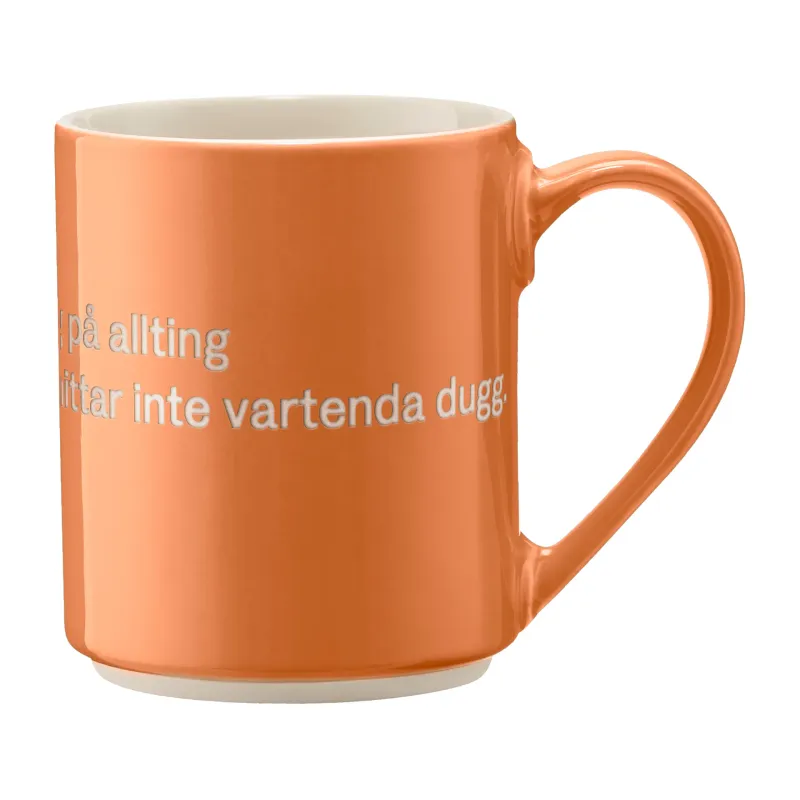 Alternativ bild 0 för Design House Stockholm - Astrid Lindgren Mugg Orange Det är ingen ordning