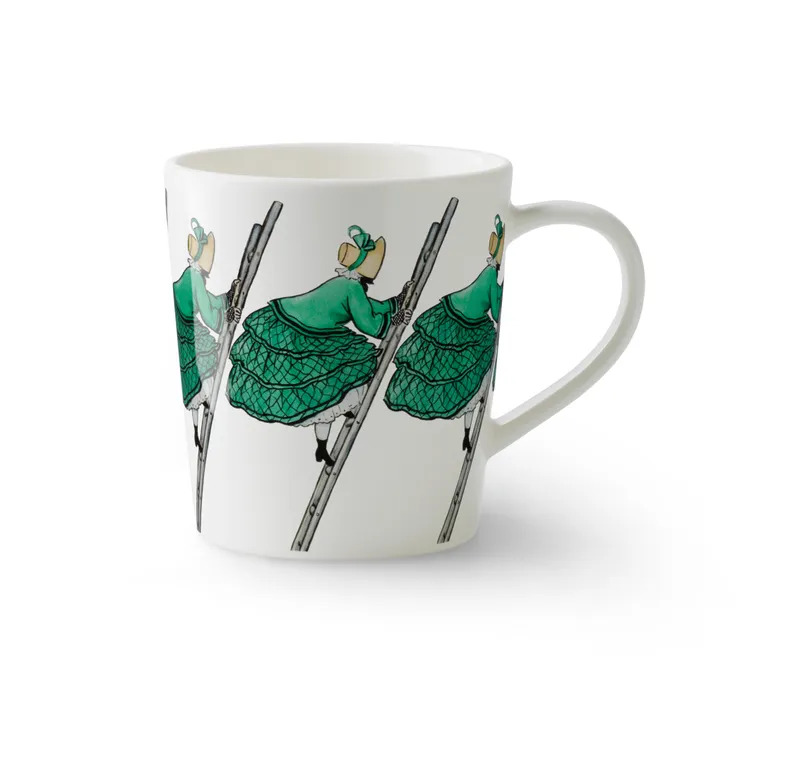 Alternativ bild 0 för Design House Stockholm - Elsa Beskow Mugg/öra 40 cl Tant Grön