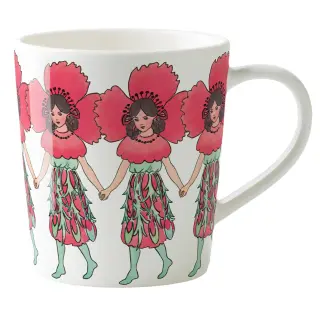 Produktfoto för Design House Stockholm - Elsa Beskow Mugg/öra 40 cl Vallmo