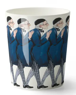 Produktfoto för Design House Stockholm - Elsa Beskow Mugg utan öra 28 cl Farbror Blå