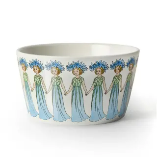 Produktfoto för Design House Stockholm - Elsa Beskow Skål 50 cl Blåklint