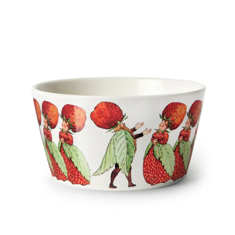Alternativ bild 0 för Design House Stockholm - Elsa Beskow Skål 50 cl Familjen Jordgubbe