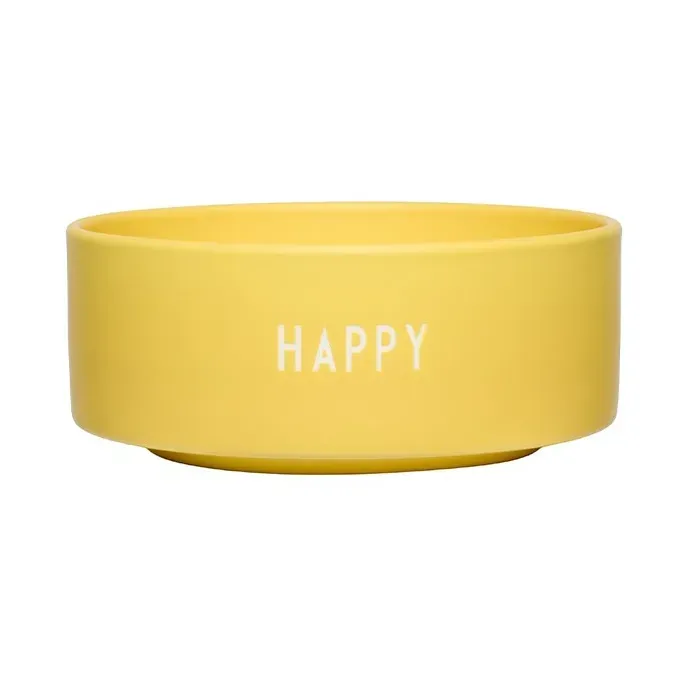 Alternativ bild 0 för Design Letters Design Letters godisskål Ø12 cm Yellow