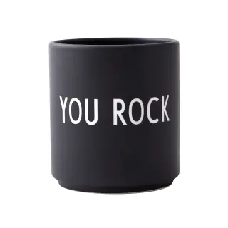 Produktfoto för Design Letters - Favourite Mugg You Rock 25 cl Black
