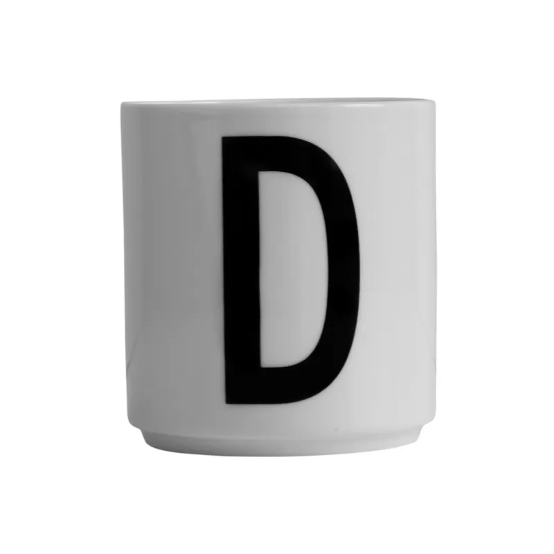 Alternativ bild 0 för Design Letters - Mugg D Vit
