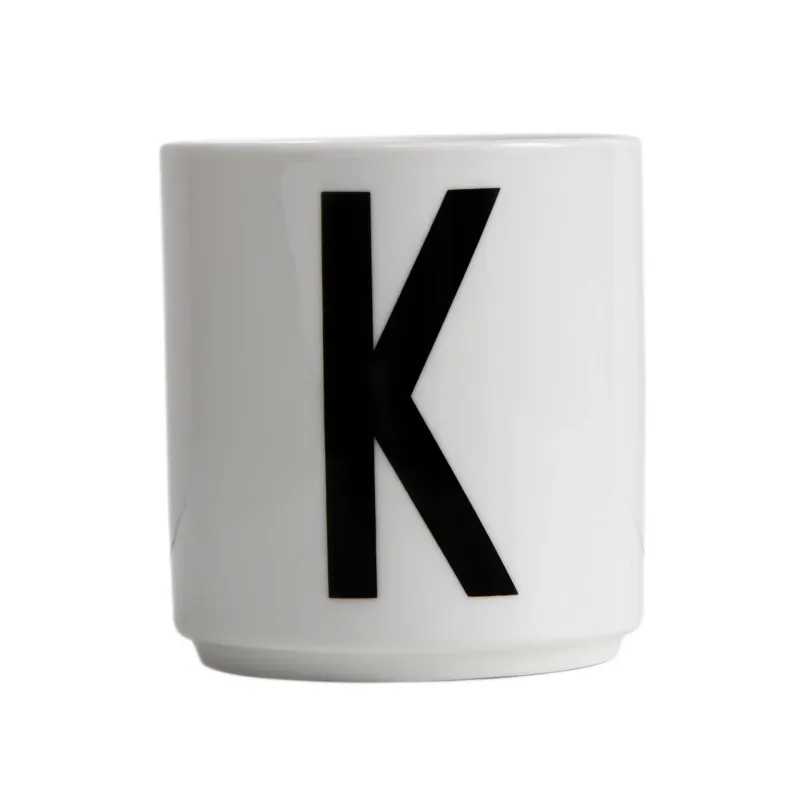 Alternativ bild 0 för Design Letters - Mugg K Vit