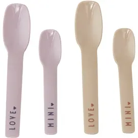 Produktfoto för Design Letters Skedar Mini Favourite 4-pack (Lavender)