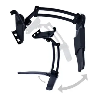 Produktfoto för Desire2 Portable Tablet Mount - bracket - adjustable arm - for tablet - black