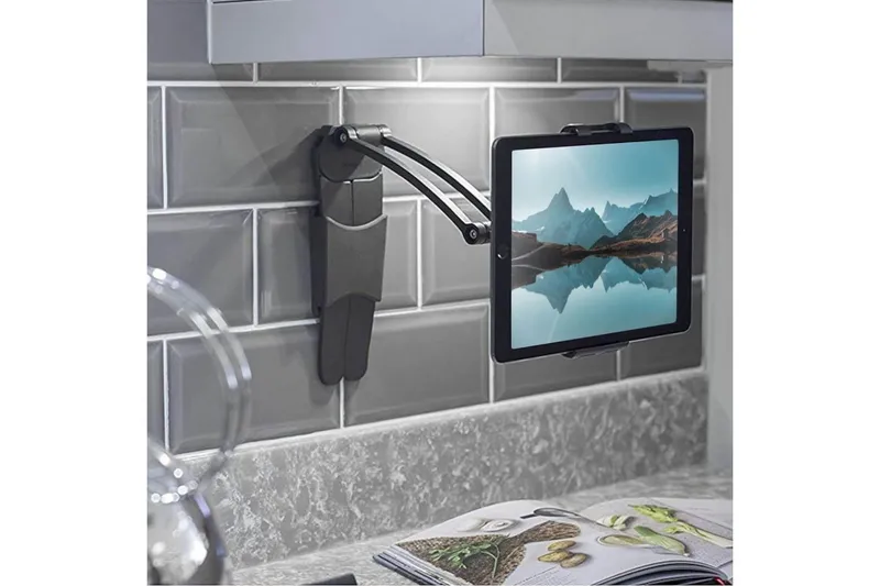 Bild 2 för Desire2 Tablet Holder 2-in-1 XL Wall and Portable for up to 12.9" Black